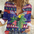 Belize Keel-billed Toucan Bird Christmas Women Casual Shirt Feliz Navidad With Knitted Christmas Pattern