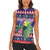 Belize Keel-billed Toucan Bird Christmas Women Sleeveless Polo Shirt Feliz Navidad With Knitted Christmas Pattern