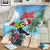 Belize Keel-billed Toucan Christmas Blanket Black Orchid Christmas Beach Vibe