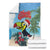 Belize Keel-billed Toucan Christmas Blanket Black Orchid Christmas Beach Vibe