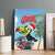 Belize Keel-billed Toucan Christmas Canvas Wall Art Black Orchid Christmas Beach Vibe - Wonder Print Shop