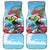 Belize Keel-billed Toucan Christmas Car Mats Black Orchid Christmas Beach Vibe - Wonder Print Shop