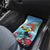 Belize Keel-billed Toucan Christmas Car Mats Black Orchid Christmas Beach Vibe - Wonder Print Shop