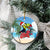 Belize Keel-billed Toucan Christmas Ceramic Ornament Black Orchid Christmas Beach Vibe - Wonder Print Shop