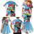 Belize Keel-billed Toucan Christmas Family Matching Mermaid Dress and Hawaiian Shirt Black Orchid Christmas Beach Vibe - Wonder Print Shop