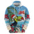 Belize Keel-billed Toucan Christmas Hoodie Black Orchid Christmas Beach Vibe - Wonder Print Shop