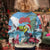 Belize Keel-billed Toucan Christmas Kid Ugly Christmas Sweater Black Orchid Christmas Beach Vibe - Wonder Print Shop