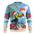 Belize Keel-billed Toucan Christmas Ugly Christmas Sweater Black Orchid Christmas Beach Vibe - Wonder Print Shop