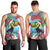 Belize Keel-billed Toucan Christmas Men Tank Top Black Orchid Christmas Beach Vibe - Wonder Print Shop