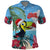 Belize Keel-billed Toucan Christmas Polo Shirt Black Orchid Christmas Beach Vibe - Wonder Print Shop