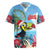 Belize Keel-billed Toucan Christmas Rugby Jersey Black Orchid Christmas Beach Vibe