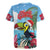 Belize Keel-billed Toucan Christmas Rugby Jersey Black Orchid Christmas Beach Vibe