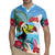 Belize Keel-billed Toucan Christmas Rugby Jersey Black Orchid Christmas Beach Vibe