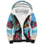 Belize Keel-billed Toucan Christmas Sherpa Hoodie Black Orchid Christmas Beach Vibe