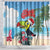 Belize Keel-billed Toucan Christmas Shower Curtain Black Orchid Christmas Beach Vibe