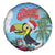 Belize Keel-billed Toucan Christmas Spare Tire Cover Black Orchid Christmas Beach Vibe - Wonder Print Shop