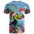 Belize Keel-billed Toucan Christmas T Shirt Black Orchid Christmas Beach Vibe