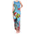 Belize Keel-billed Toucan Christmas Tank Maxi Dress Black Orchid Christmas Beach Vibe