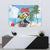 Belize Keel-billed Toucan Christmas Tapestry Black Orchid Christmas Beach Vibe