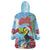 Belize Keel-billed Toucan Christmas Wearable Blanket Hoodie Black Orchid Christmas Beach Vibe