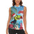 Belize Keel-billed Toucan Christmas Women Sleeveless Polo Shirt Black Orchid Christmas Beach Vibe