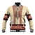 Traditional Romanian Baseball Jacket With Red Traditional Embroidery Patterns