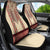 Traditional Romanian Car Seat Cover With Red Traditional Embroidery Patterns