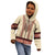 Traditional Romanian Kid Hoodie With Red Traditional Embroidery Patterns