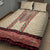 Traditional Romanian Quilt Bed Set With Red Traditional Embroidery Patterns - Wonder Print Shop