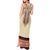 Traditional Romanian Tank Maxi Dress With Red Traditional Embroidery Patterns - Wonder Print Shop