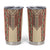 Traditional Romanian Tumbler Cup With Red Traditional Embroidery Patterns - Wonder Print Shop