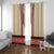 Traditional Romanian Window Curtain With Red Traditional Embroidery Patterns - Wonder Print Shop