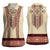 Traditional Romanian Women Sleeveless Polo Shirt With Red Traditional Embroidery Patterns - Wonder Print Shop