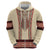 Traditional Romanian Zip Hoodie With Red Traditional Embroidery Patterns - Wonder Print Shop