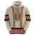 Traditional Romanian Zip Hoodie With Red Traditional Embroidery Patterns - Wonder Print Shop