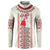 Happy Martisor Day Button Sweatshirt Traditional Romanian Folklore Pattern