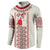 Happy Martisor Day Button Sweatshirt Traditional Romanian Folklore Pattern