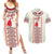 Happy Martisor Day Couples Matching Summer Maxi Dress and Hawaiian Shirt Traditional Romanian Folklore Pattern