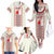 Happy Martisor Day Family Matching Off The Shoulder Long Sleeve Dress and Hawaiian Shirt Traditional Romanian Folklore Pattern