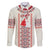 Happy Martisor Day Family Matching Off The Shoulder Long Sleeve Dress and Hawaiian Shirt Traditional Romanian Folklore Pattern