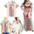 Happy Martisor Day Family Matching Off Shoulder Maxi Dress and Hawaiian Shirt Traditional Romanian Folklore Pattern