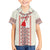 Happy Martisor Day Family Matching Off Shoulder Short Dress and Hawaiian Shirt Traditional Romanian Folklore Pattern