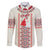 Happy Martisor Day Family Matching Short Sleeve Bodycon Dress and Hawaiian Shirt Traditional Romanian Folklore Pattern