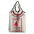 Happy Martisor Day Grocery Bag Traditional Romanian Folklore Pattern