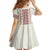 Happy Martisor Day Kid Short Sleeve Dress Traditional Romanian Folklore Pattern