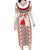 Happy Martisor Day Long Sleeve Bodycon Dress Traditional Romanian Folklore Pattern