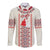 Happy Martisor Day Long Sleeve Button Shirt Traditional Romanian Folklore Pattern