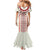 Happy Martisor Day Mermaid Dress Traditional Romanian Folklore Pattern