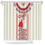 Happy Martisor Day Shower Curtain Traditional Romanian Folklore Pattern - Wonder Print Shop