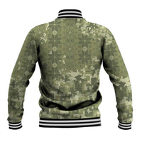 Ukraine Military Vyshyvanka Pattern Baseball Jacket Tryzub Emblem Tactical Style - Wonder Print Shop